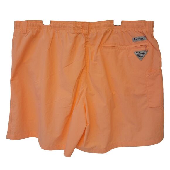 NWT Columbia Sportswear Orange PFG Bahama Shorts  Omni-Shade UPF 50 Mens XXL - Picture 2 of 10